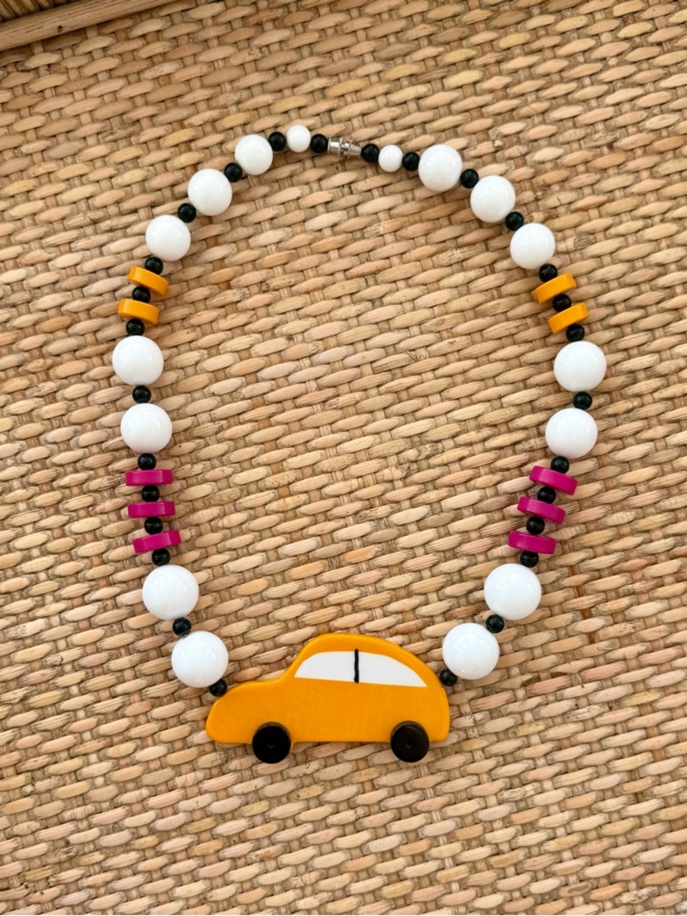 Vintage Chunky Car Statement Necklace